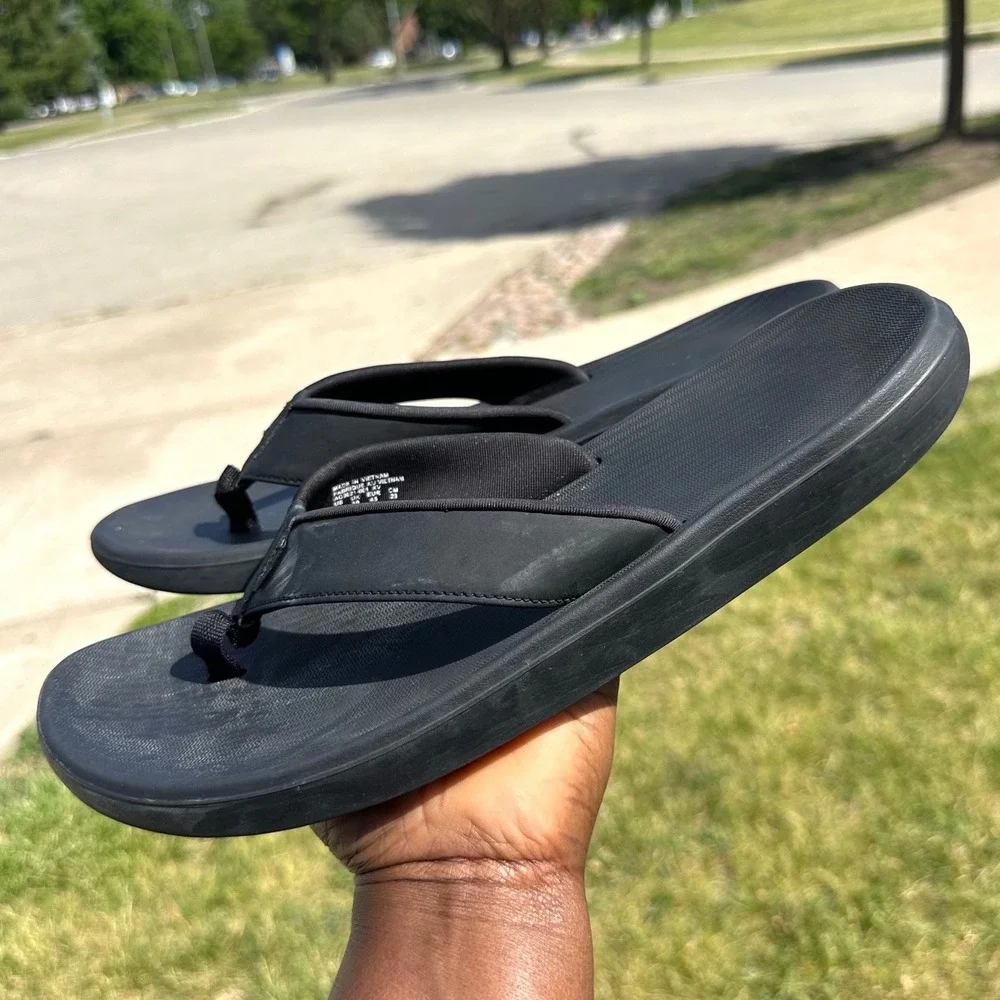 Nike Men's Kepa Kai Flip Flop Thong Sandals Size 11 Black Shoes